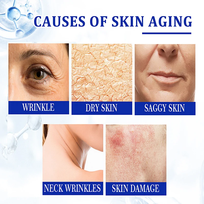 Anti-Ageing Effective Anti-Wrinkle Facial Serum Remove Facial Wrinkles Fine Lines Around Eyes Crow\'s Feet Neck Wrinkl Cosmetic