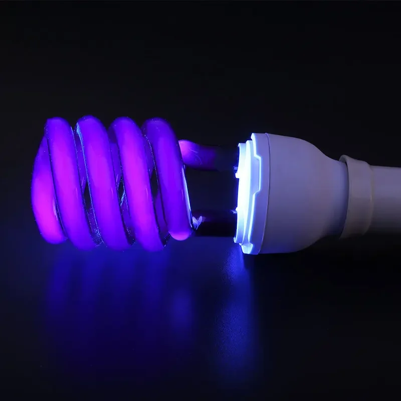 E27 40W Blacklight Light Bulb Lamp UV Ultraviolet Fluorescent 220V Violet Light Low Bright Energy Germicidal Lamp Lighting