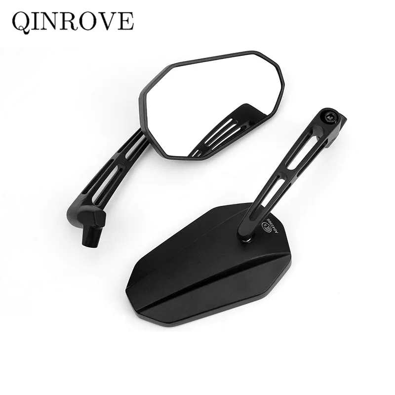 Motorcycle Scooter Aluminum Alloy Rear Mirrors 8 10mm Side Mirror For Honda CB 300 Hornet 600 900 Shadow NT1100 Suzuki burgman