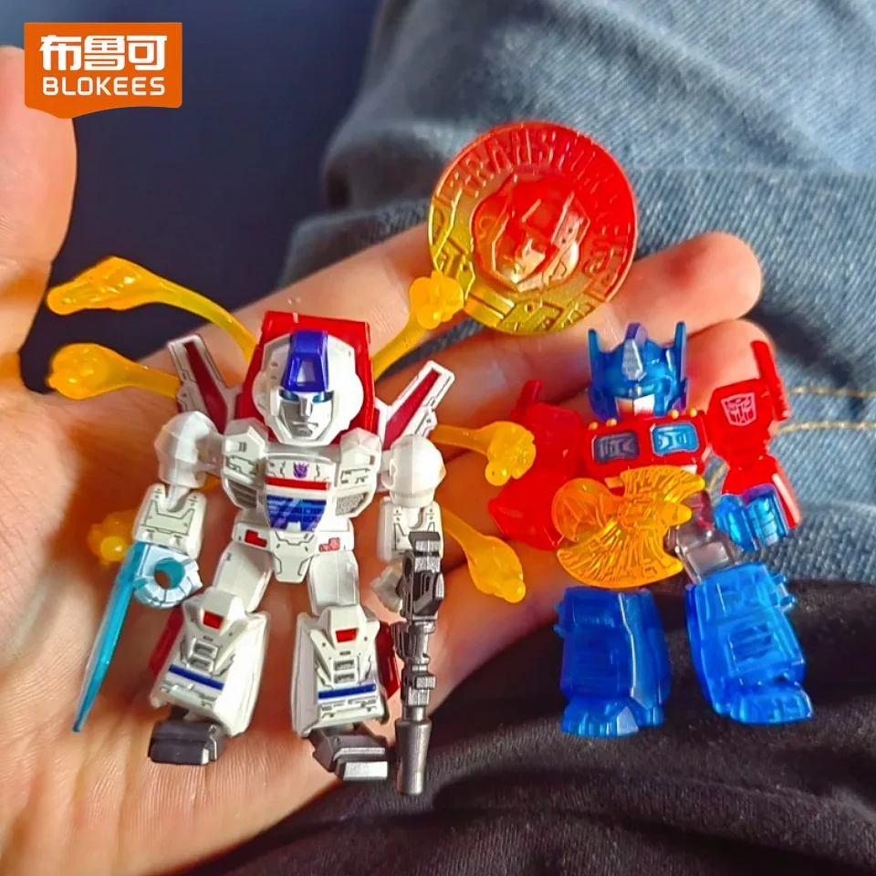 

Blokees Transformers Defender Vol 5 Blind Box Collectible Assembly Model Action Figure For Adult Collection Home Decoration Gift