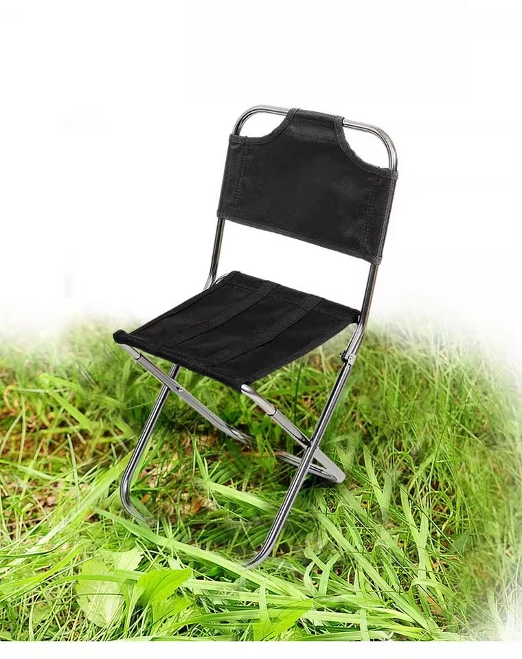 Outdoor folding chair Aviation aluminum alloy backrest chair Fishing chair Train stool Maza
