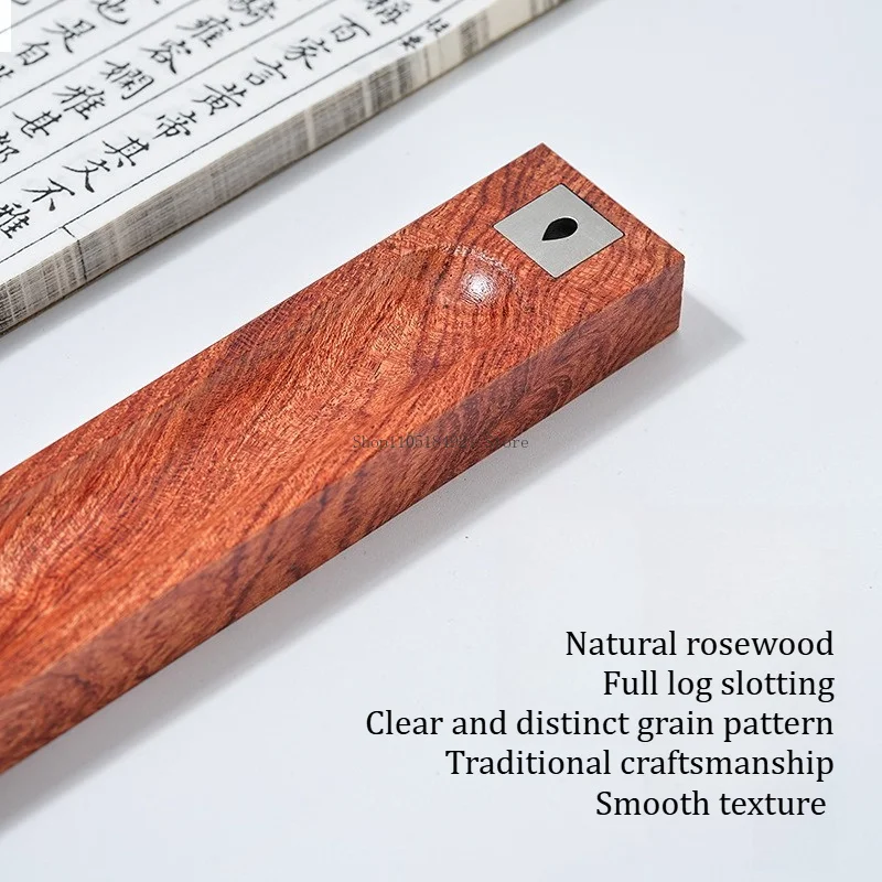 Imitate Ancient Entire Piece Wood Slanted Insertion Incense Stick Incense Burner Household Tea Ceremony Desk Decoration Items