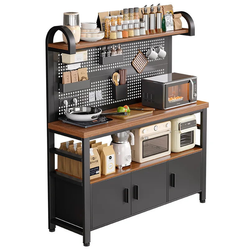 

Kitchen rack, multi-functional hole board wall storage rack
