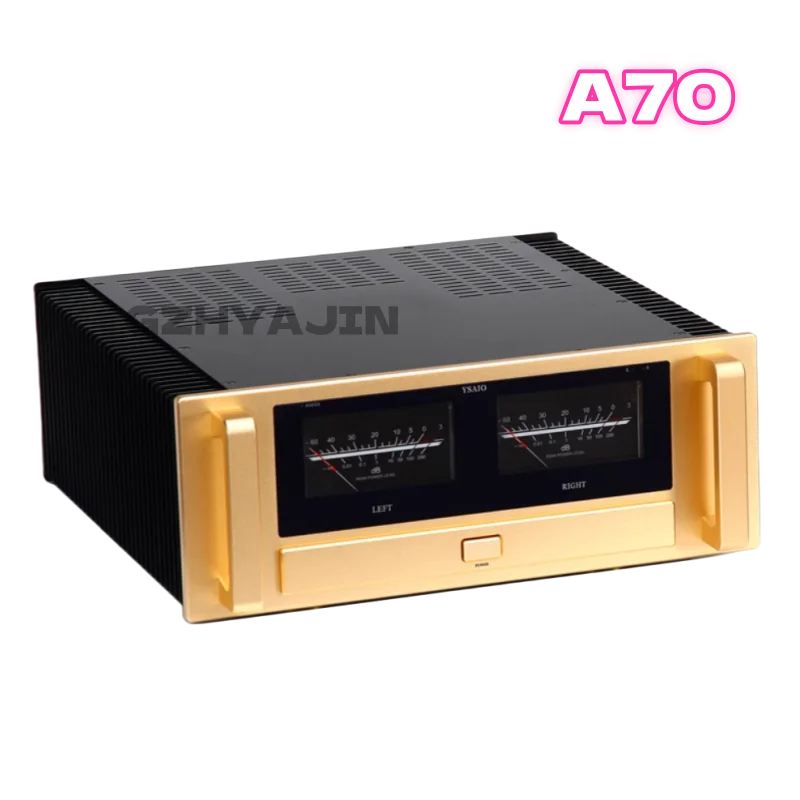 

A70 pure post amplifier HiFi high power 300W * 2 Gold Sealed Tube Gallbladder Flavor Fever Grade Fully Balanced High Fidelity