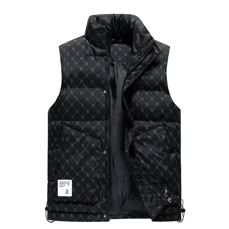 

High Quality Fashion Trend Cotton Soft Sleeveless Vest for Autumn Winter Comfortable Breathable Thick Warm Breathable Top