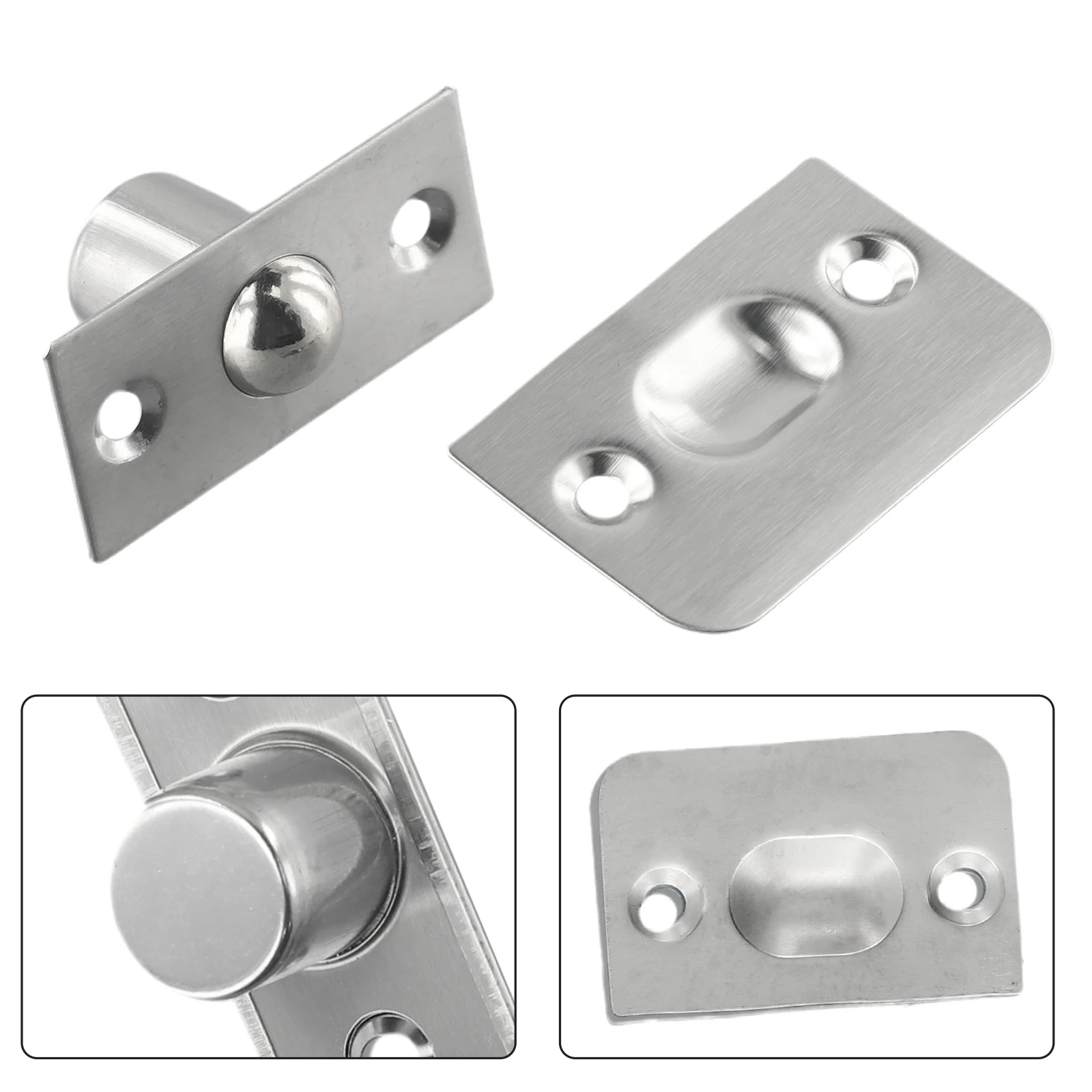 100% Brand New And High Quality Door Top Bead Strong And Solid Stainless Steel Wooden Door Screw Punching Installation