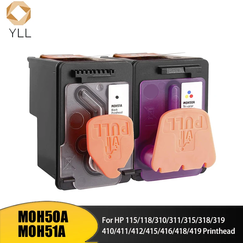 

20PCS M0H50A M0H51A Original New Printhead For HP 115 118 310 311 315 318 410 411 412 415 416 419 5810 5820 GT51 GT50 Printhead