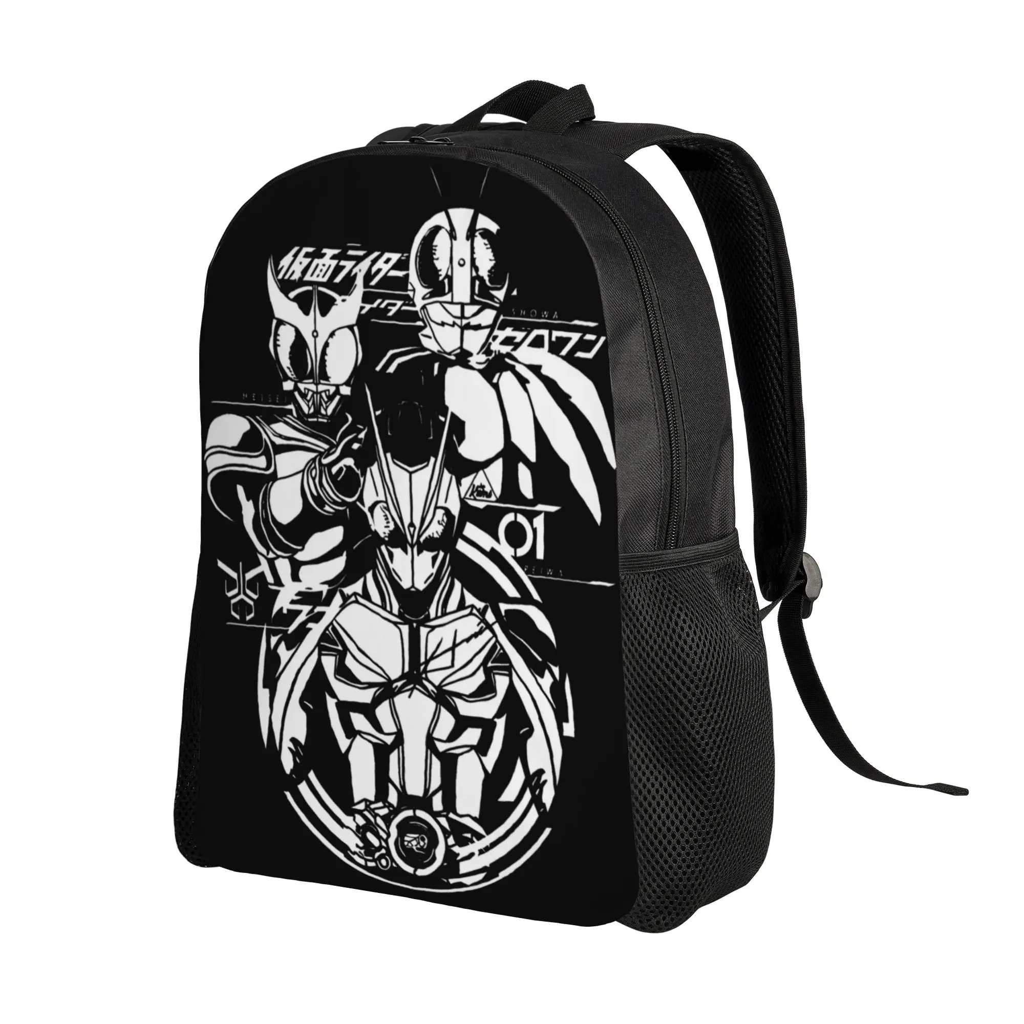 Kamen Riders Backpack 3 Generation Travel Backpacks Student Designer Lightweight School Bags Leisure Rucksack