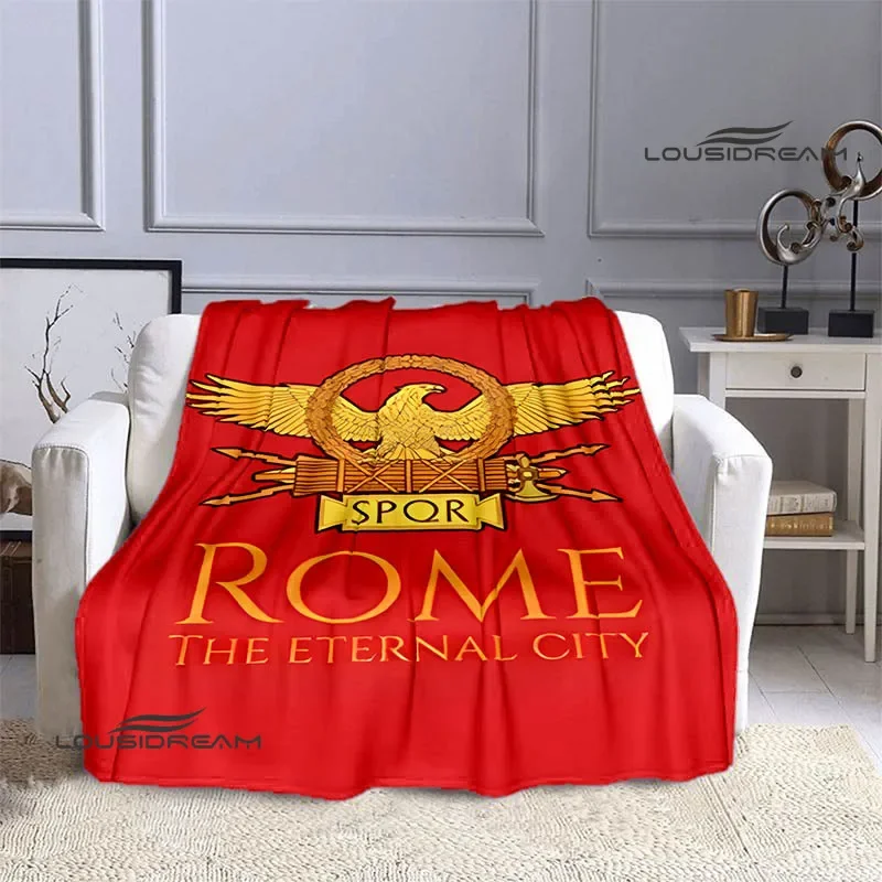 Roman SPQR Printed Blanket Picnic blanket blankets for beds Flange Warm blanket Home travel blankets bed linings birthday gift