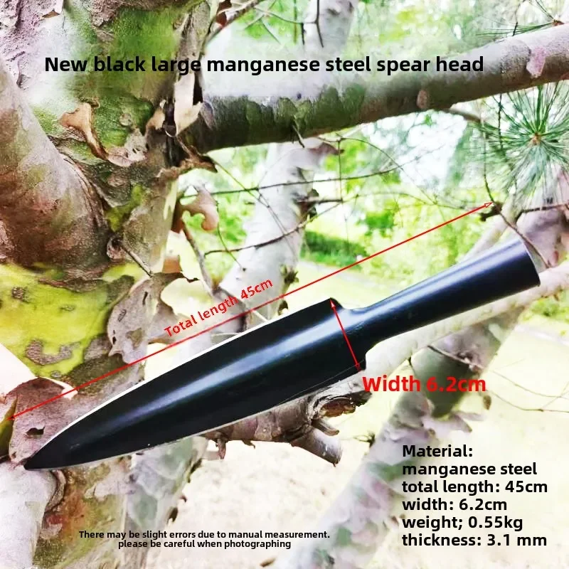 Outdoor spearhead pig spear stabbing spear head portable, detachable, multifunctional spear camping equipment tactical equipment