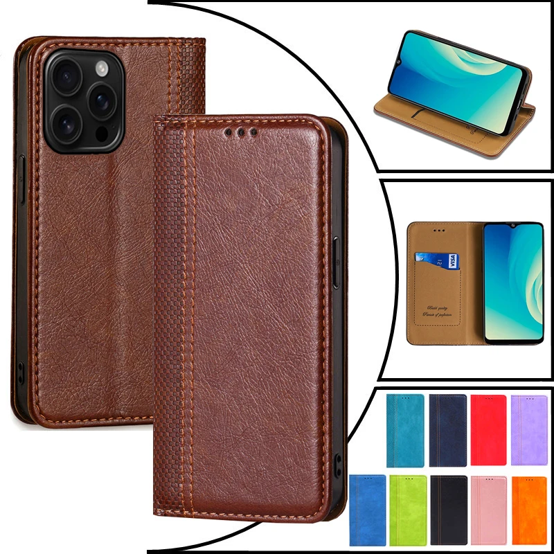 Case For Sharp Aquos Sense 8 7 6S 4 3 2 Lite R9 R8 R7 R6 R5G R3 R2 Pro Plus Basic 4G Phone Flip Leather Wallet Cover Shell Funda