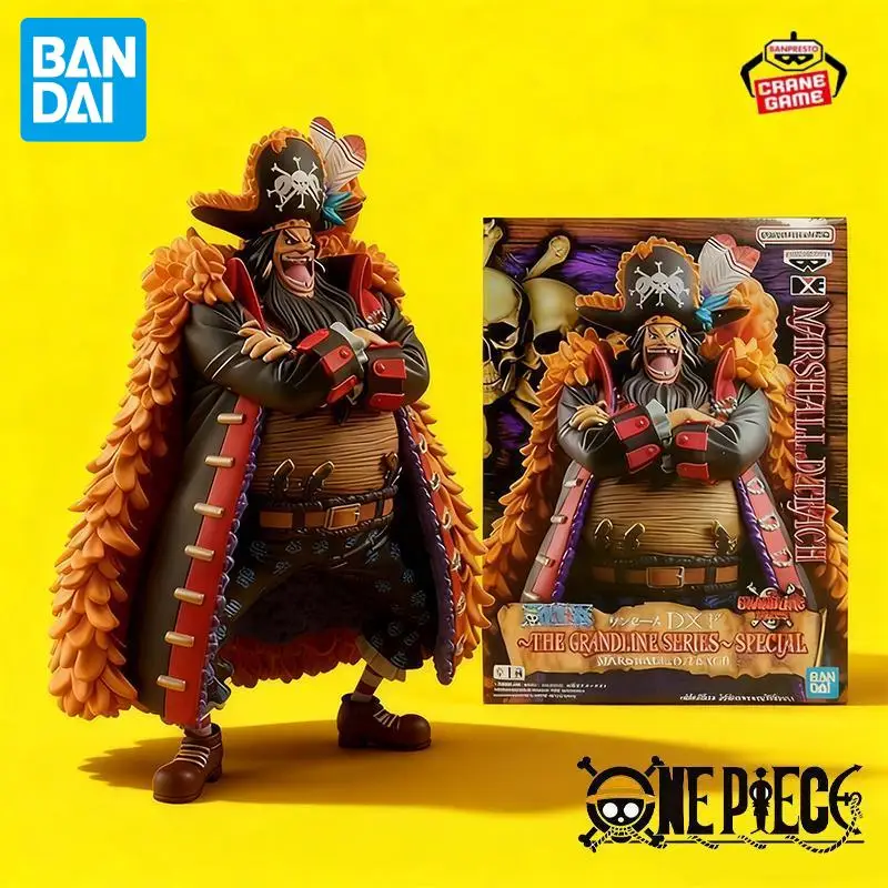

Bandai Original Banpresto One Piece Marshall D. Teach Action Figures In Stock Anime Statues Model Dolls Kids Toys Festival Gifts