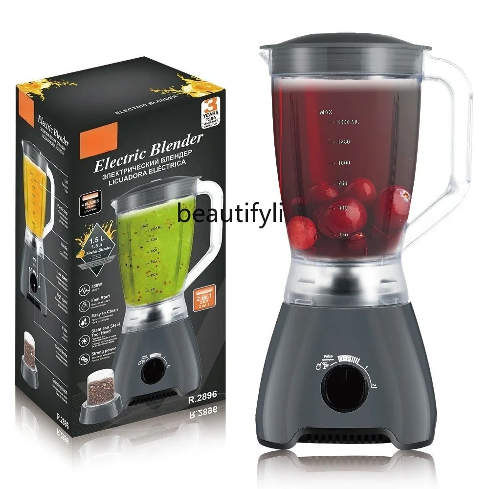 Asmt42 Grinding Smoothie 1.5L Wall Breaker Household Juice Cooking Meat Grinder Electric Soybean Milk Machine Stirrer