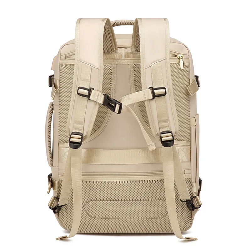 Ransel Perjalanan untuk Wanita Kapasitas Besar Ransel Perjalanan Bisnis Pria Tas Laptop Tahan Air Tas Penyimpanan Pemisahan Basah Kering