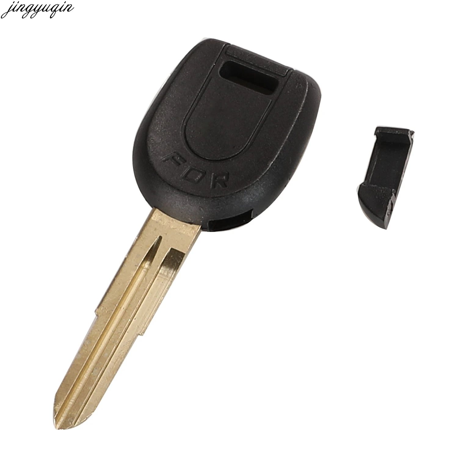 Jingyuqin Remote Car Key Case Shell For MITSUBISHI Colt Lancer Mirage Outlander Pajero Left/Right Blade No Transponder Chip Fob