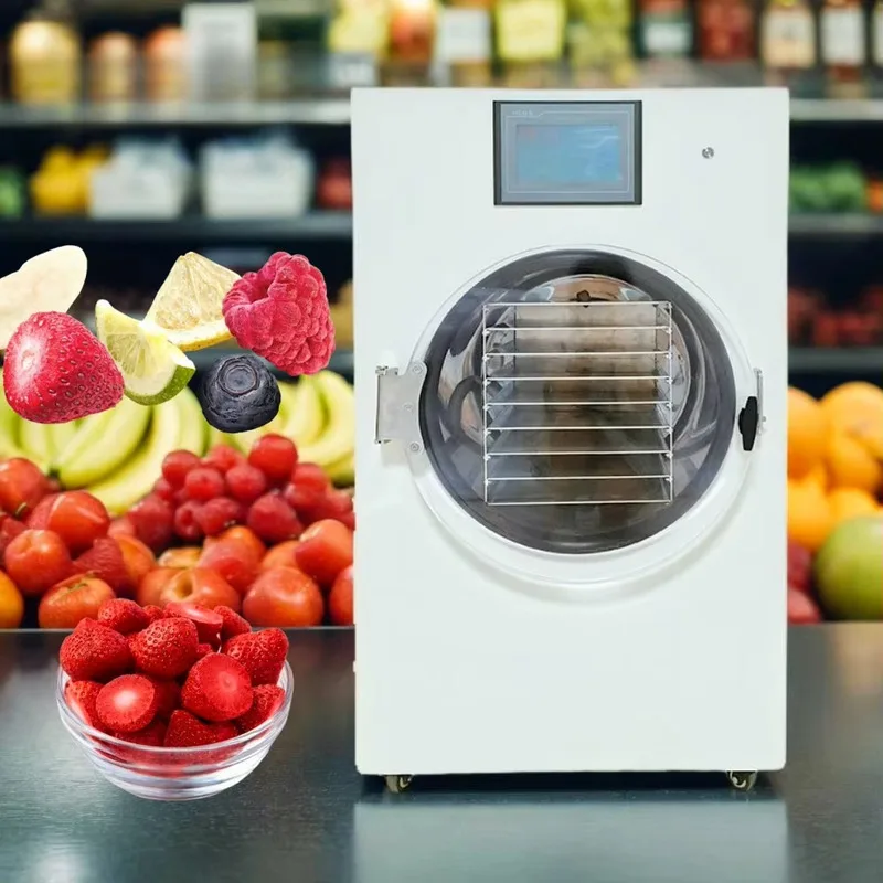 

Лучшая цена 6 кг 8 кг HFD-6 Домашняя вакуумная сушилка для замораживания пищевых продуктов Производители лиофилизаторов