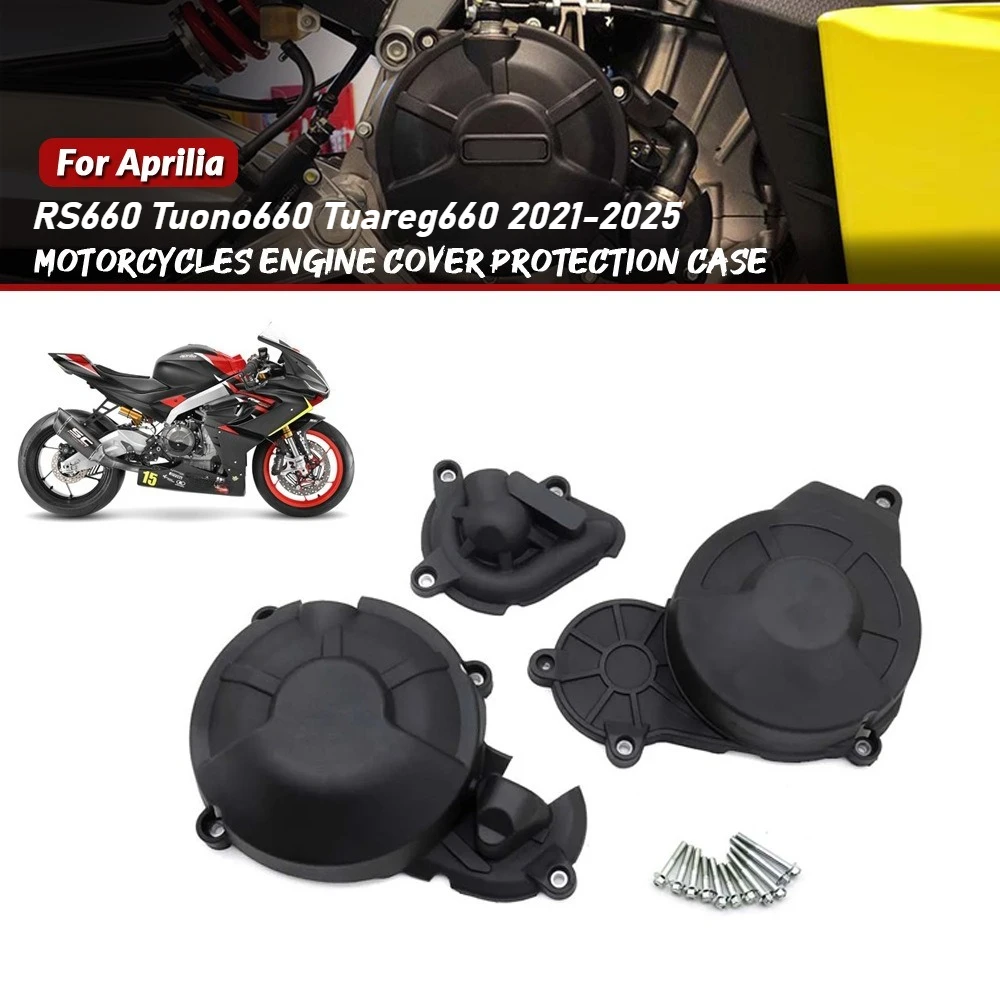 

Engine Guard for Aprilia RS660 TUONO660 Tuareg 660 Rally RS 660 2021-2025 Motorcycles Engine Cover Protection Case Accessories