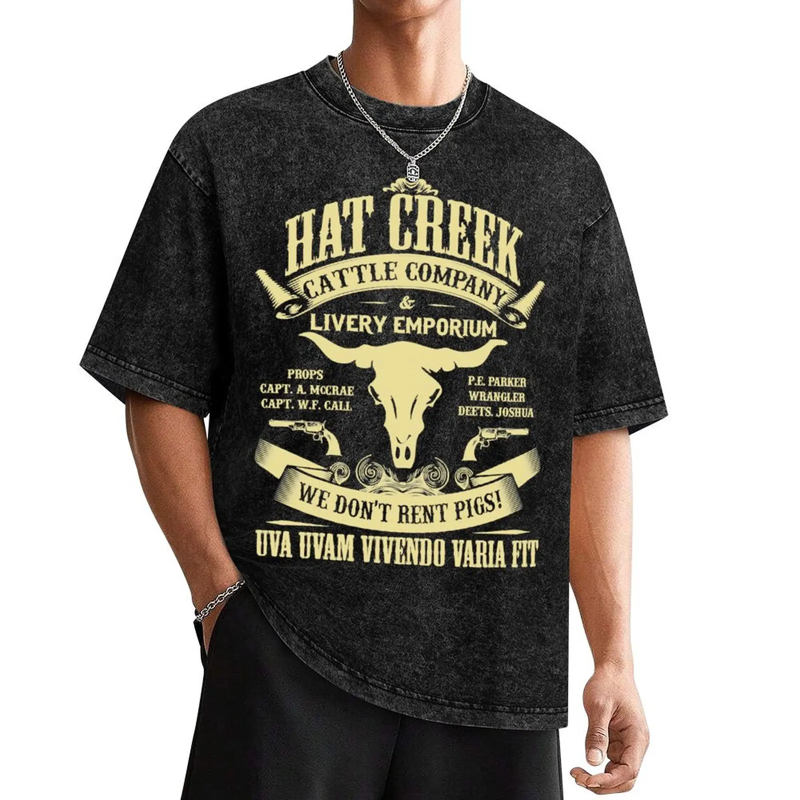 

Lonesome dove - Hat Creek T-Shirt Aesthetic clothing man clothes quick-drying men clothing