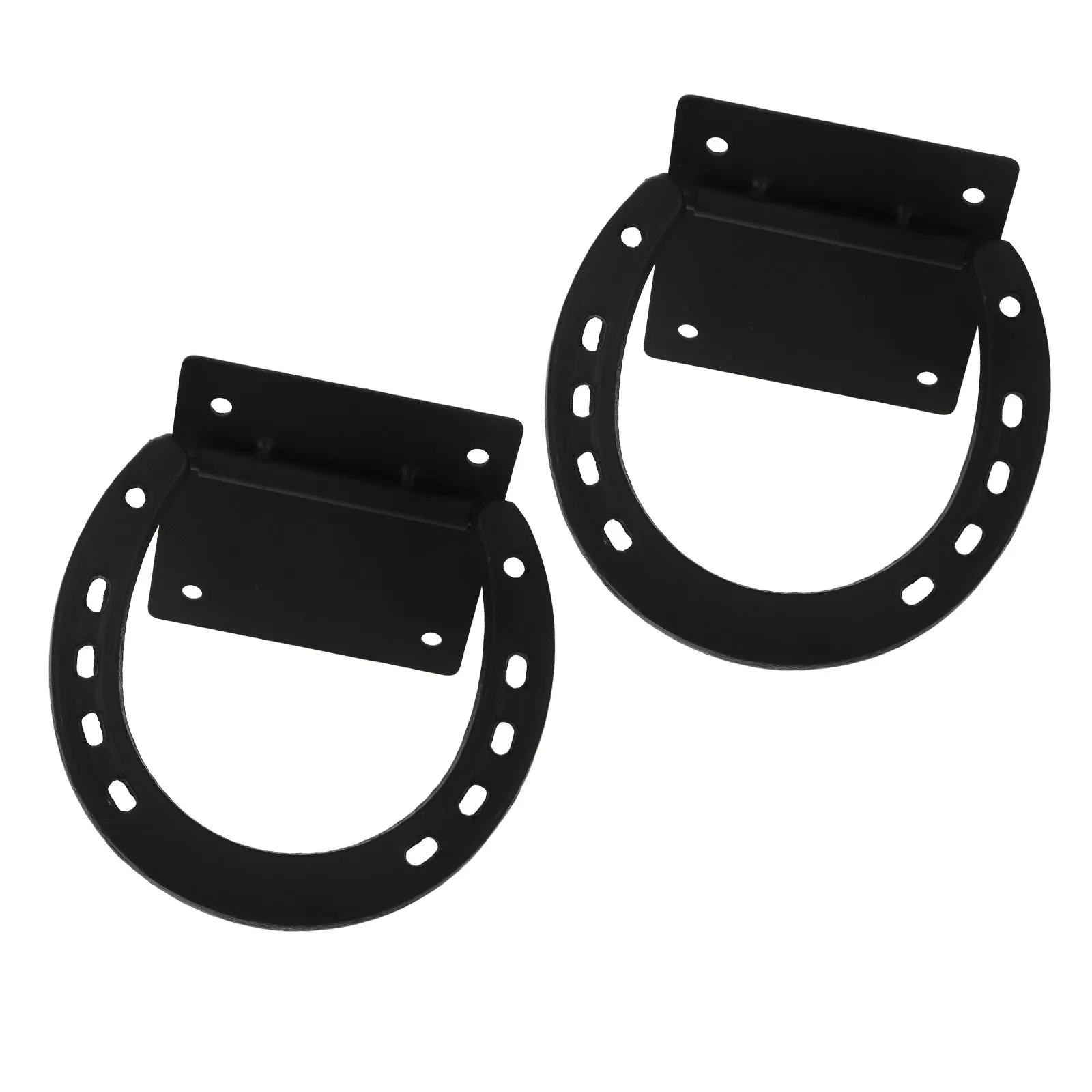 

2 шт. кольца для привязи лошадей, сверхпрочные стальные, настенные, нержавеющие, для конюшен, снаряжение для конного спорта, надежные аксессуары для крепления лошадей