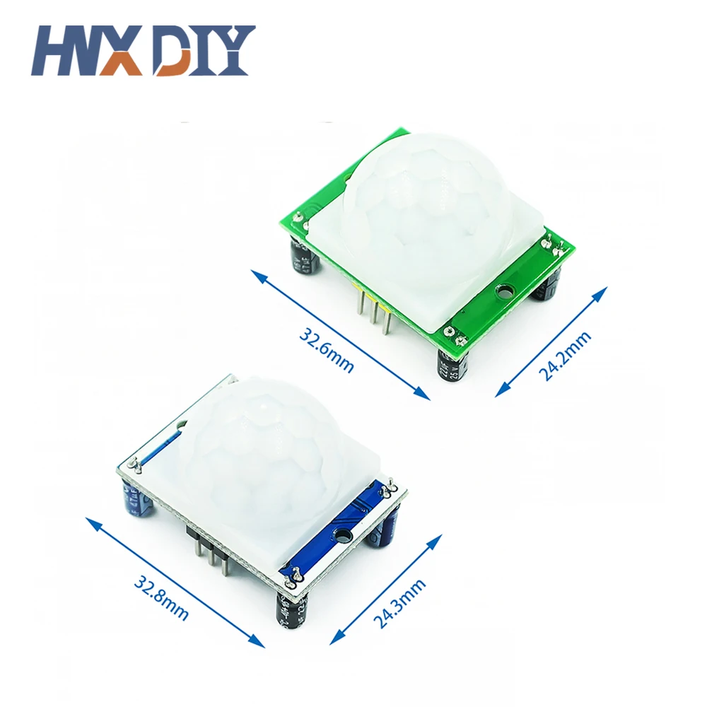 10PCS SR501 HC-SR501 Adjust IR Pyroelectric Infrared PIR module Motion Sensor Detector Module for arduino