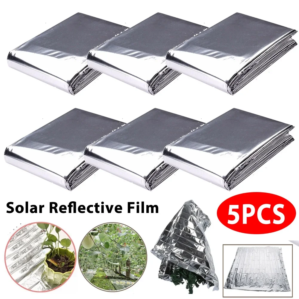 

PETP Reflective Film Increase Plant Growth Healthy Security Graceful Plants Garden Greenhouse Covering Foil Sheets 210x120cm