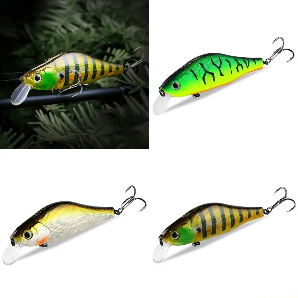 

M5TC Topwater Minnow Fishing Lures Jerkbait Pike Crankbait Swimbait Baits