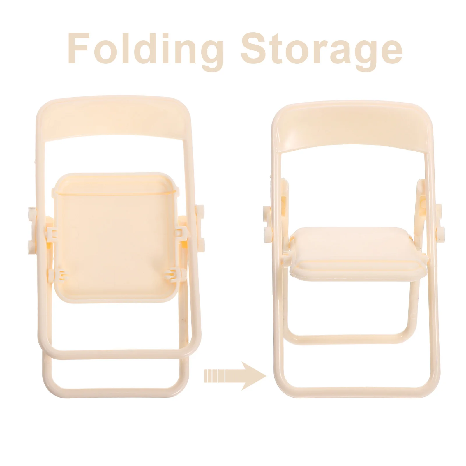 10個の小さな椅子型携帯電話ホルダー、ユニークで風変わりなデザイン、軽量で持ち運びが簡単、オフィス、旅行、デスクでの多機能使用に最適