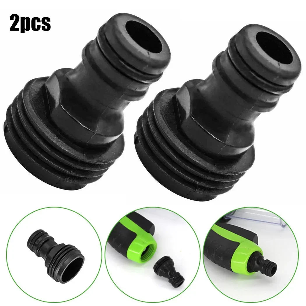 2PCS Quick Connector EURO 3/4 Inch Male Threaded Hose Pipe Adapter For Garden Tubing Drip Irrigation Watering System