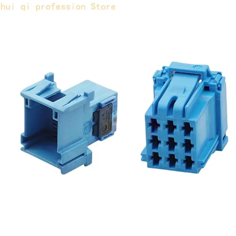 Fahrzeugstromkabel-Gehäusepaar mit blauen 8-Wege-Gehäusen für Service 6-968971-1 H8WE – Detail 5