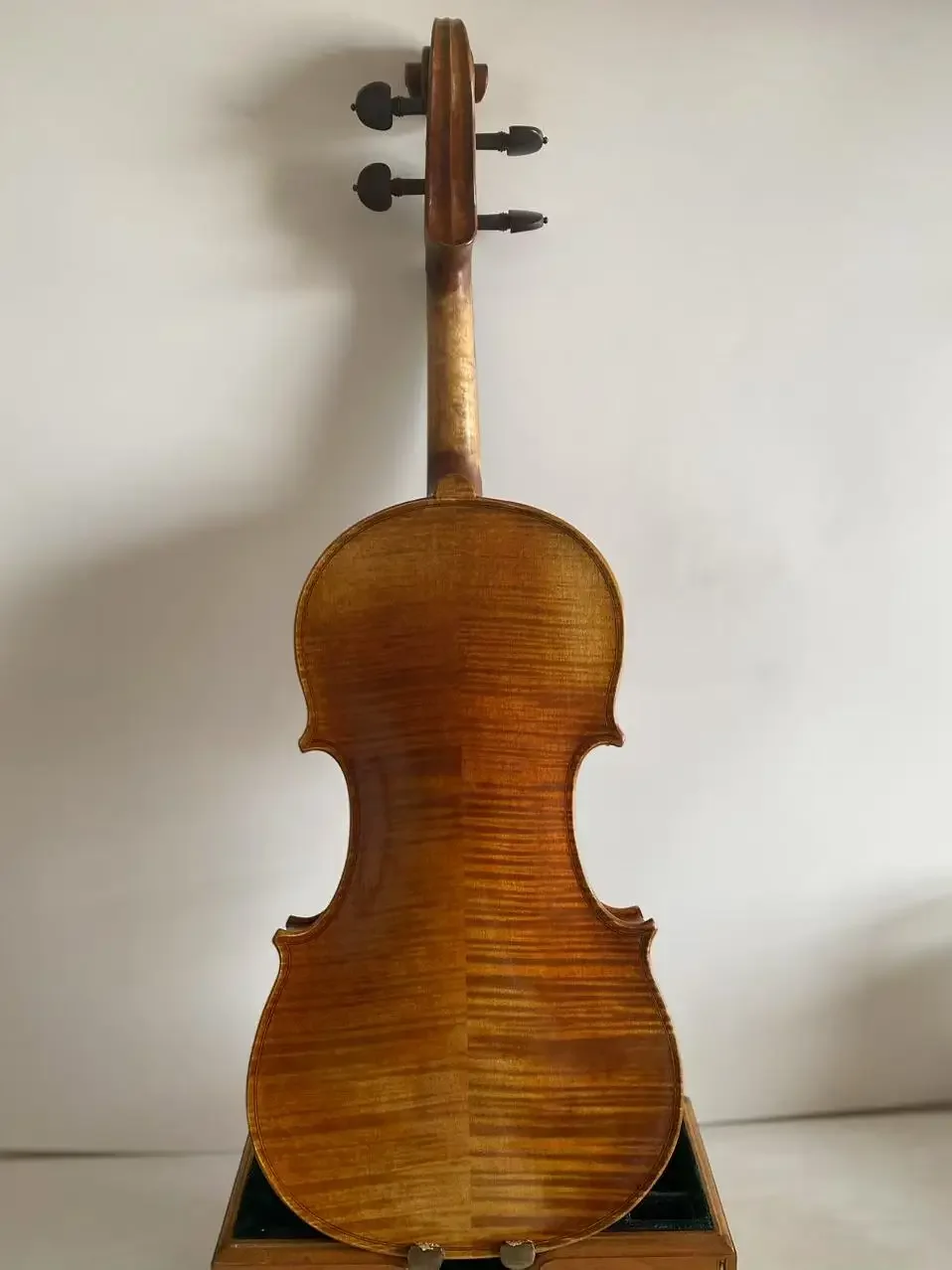 نموذج جديد 4/4 كمان Guarneri من خشب القيقب الملتهب الصلب مصنوع يدويًا رقم 3520