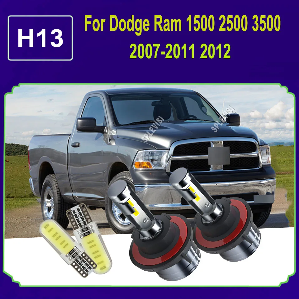 

9008/H13 LED 180W Headlight - with Copper Base and Fan, Double Cool, For Dodge Ram 1500 2500 3500 2007 2008 2009 2010 2011 2012