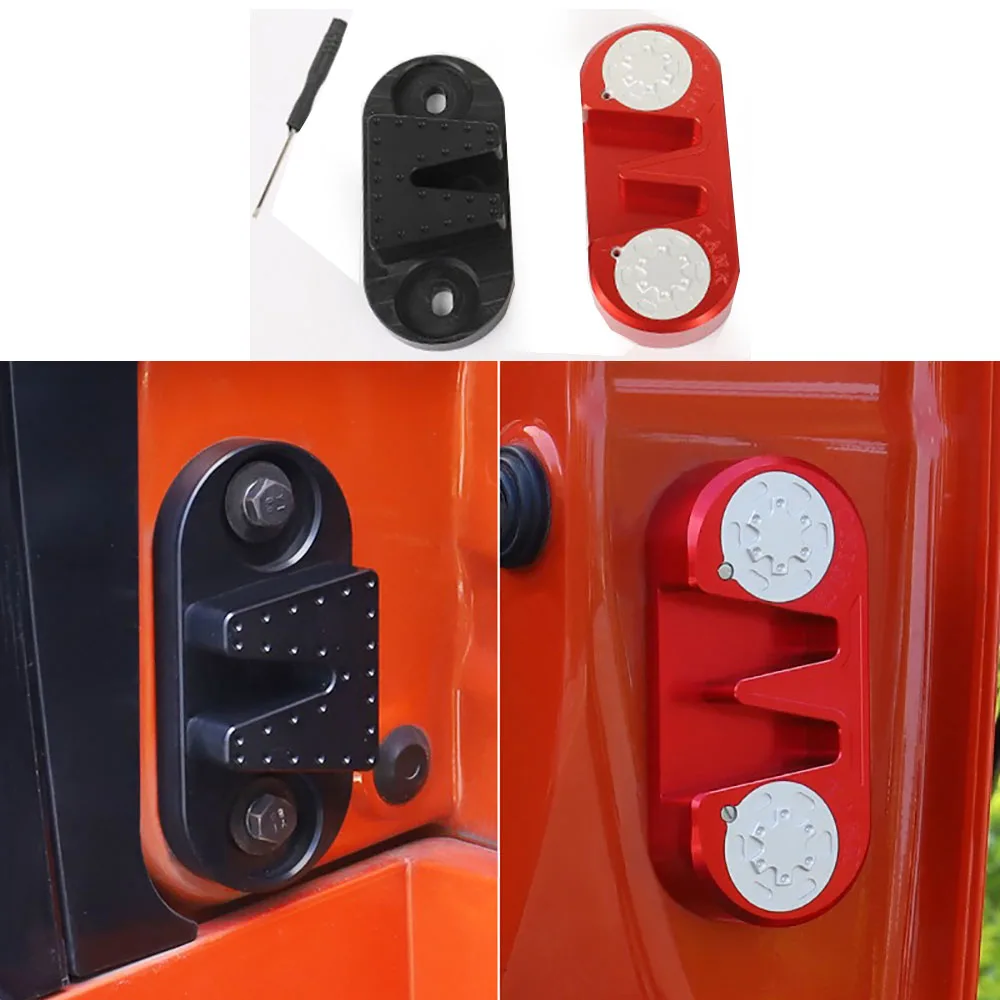 Off-road 4x4 Tailgate Stopper Refitted Special Anti-abnormal Sound Sinking For Tank 300 Aluminum Alloy Rear Door Lock Auto Parts