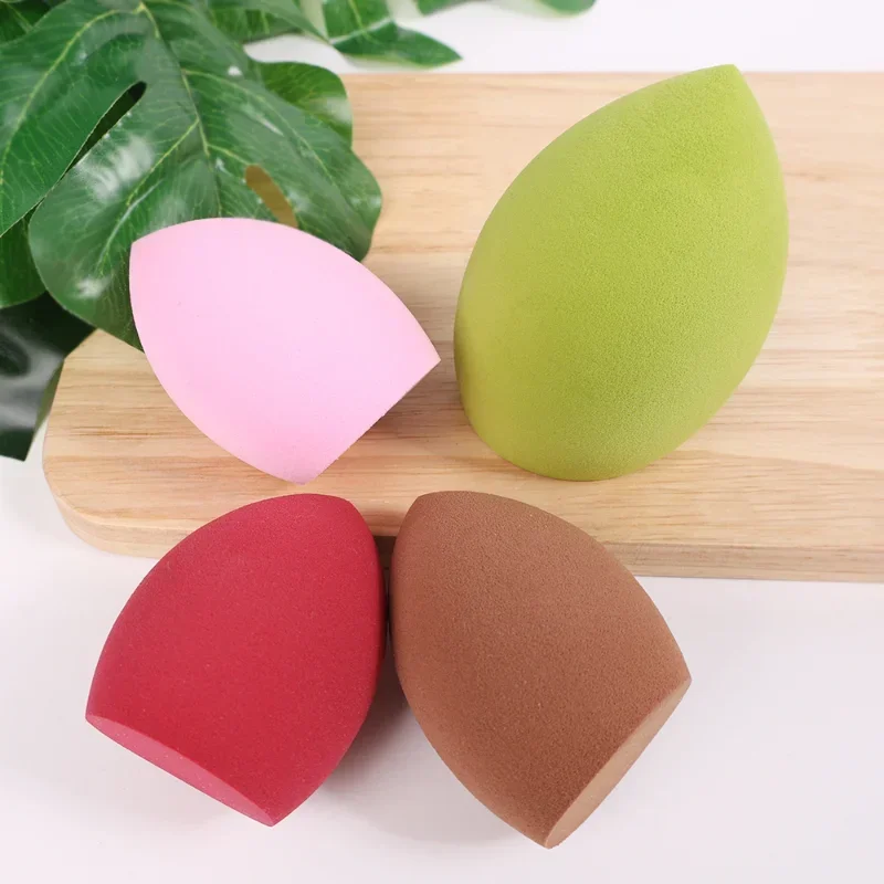 1/10pcs Makeup Sponge Powder Puff Soft Dry Wet Professional Beauty Egg Bevel Cut Shape Foundation Air Cushion Makeup Accessories