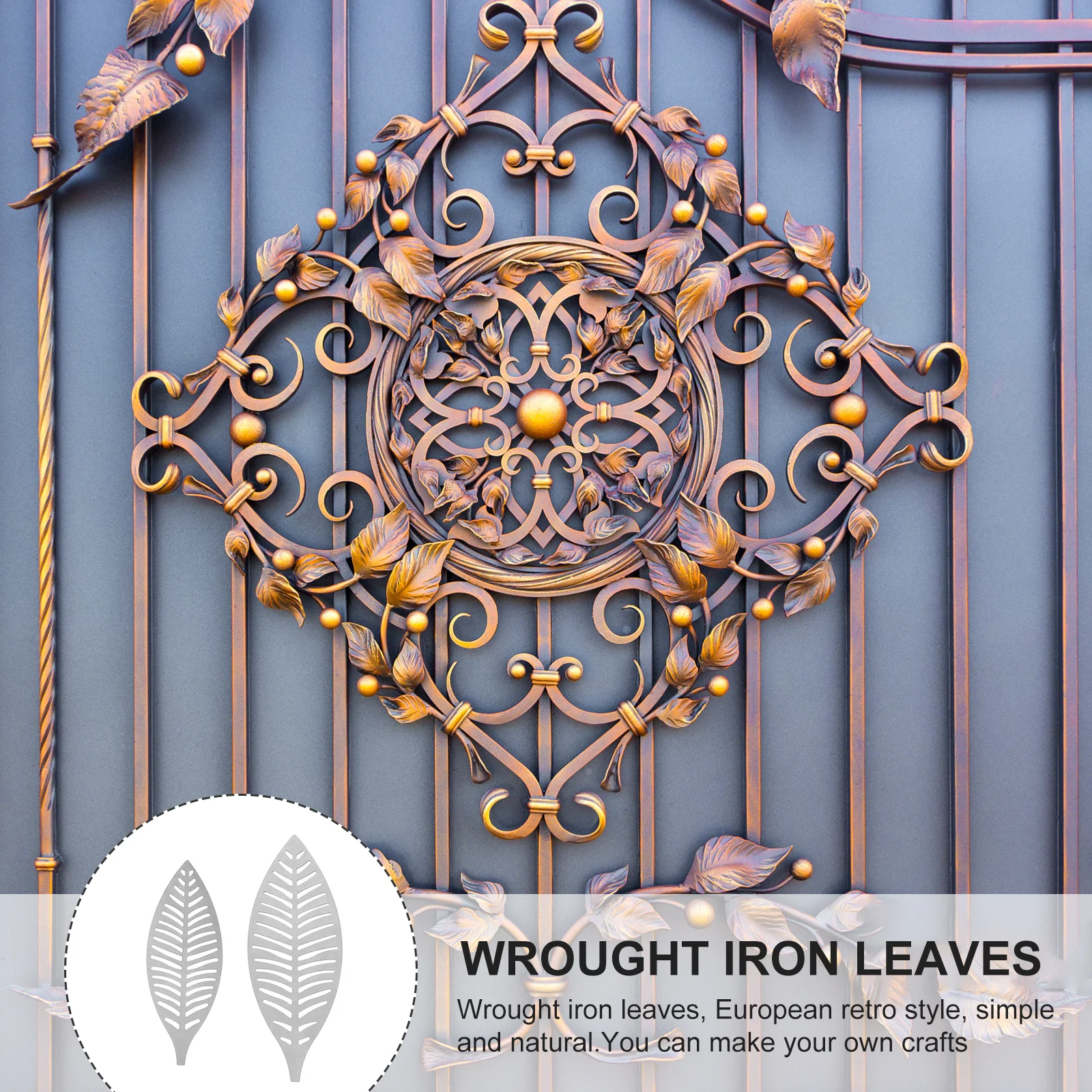 

15Pcs Iron Art Leaves Nordic Style Decorative Wrought Metal Leaves Home Party Festival Layout Seasonal Natural Atmosphere Props