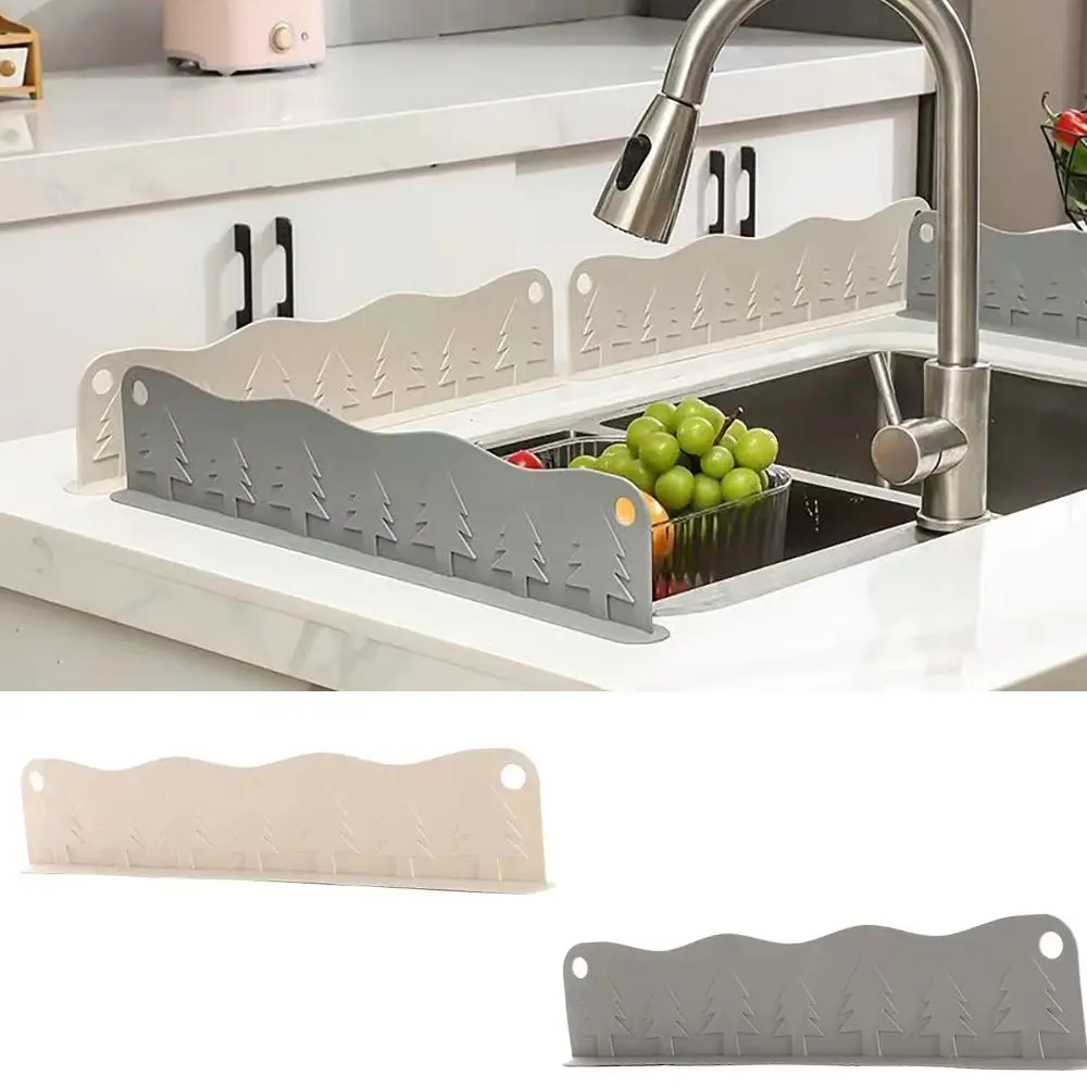 

Silicone Kitchen Sink Splash Guard Kitchen Countertop Reusable Heightenin Bar Water Baffle Plate Splash Sink Guard Baffle