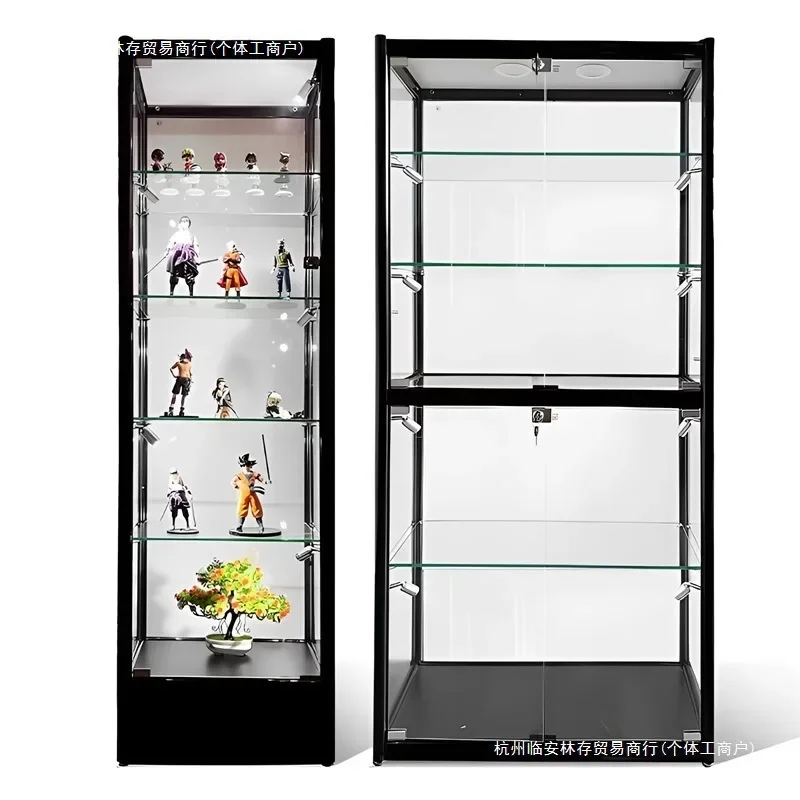 Lock household dust LEGO model figurine display cabinet gift transparent glass