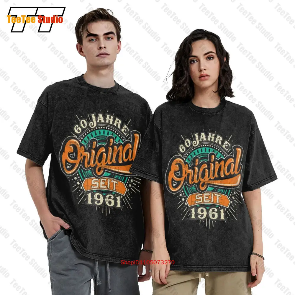 

Футболка с собственным дизайном на день рождения, 60 лет, оригинал с 1961 года, D0DK
