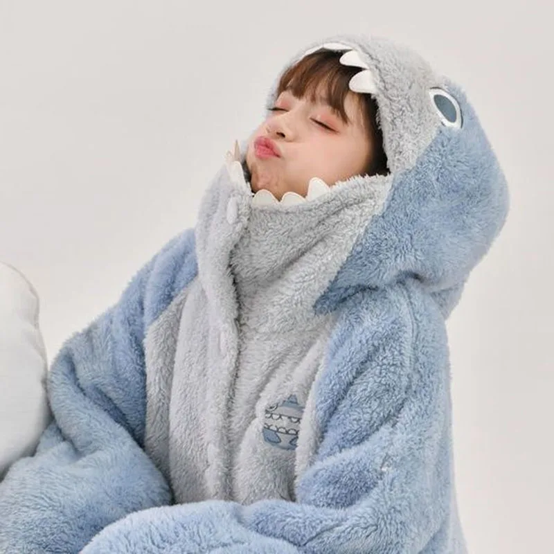 Зимние фланелевые детские комбинезоны для девочек и мальчиков, одежда для младенцев, пижамы, детские комбинезоны, подарки, цвет сине-серого, женская утолщенная домашняя одежда