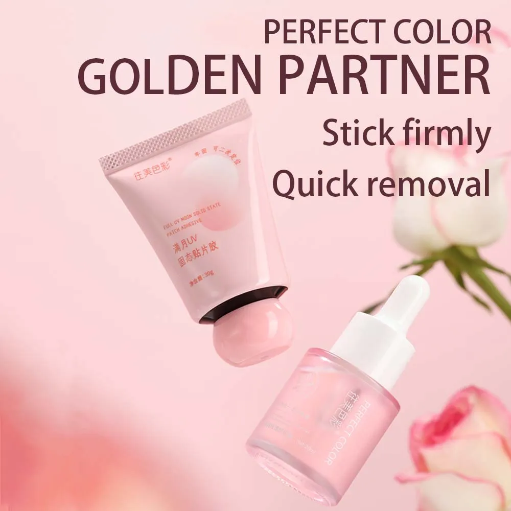 PERFECT COLOR Nail Glue Remover for Press On Nails 20ml Press On Nail Remover Easy Removal Debonder for Glue on Nail Tips