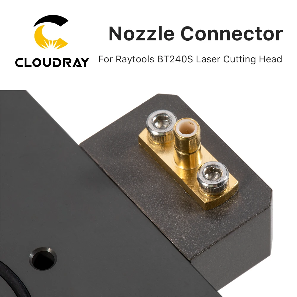 Cloudray Laser Head Nozzle Connector BT240S Nozzle Holder Connector for Raytools BT240S Fiber Laser Cutting Head