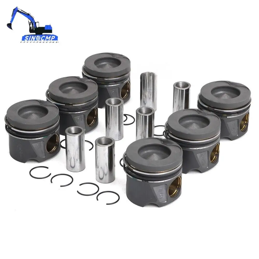 

Для Mercedes-Benz CLS350 E350 S350 ML350 GLE350 GL350 GLS350 OM642 3.0L V6 Набор поршней и колец дизельного двигателя Φ83 мм, 6 шт.