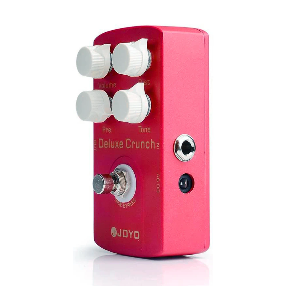 JOYO JF-39 DELUXE CRUNCH Distortion Gitarrenpedal High Gain Bright Sound Classic Crunch Distortion Effect für Punk/Ska/Fusion
