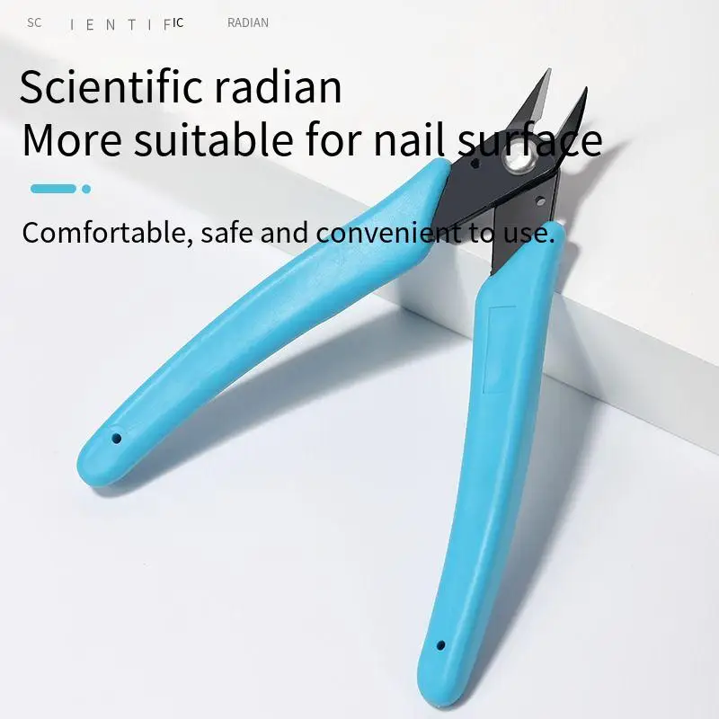 Professional Nail Art Drill Removal Pliers Metal Scissors Duty Pliers for Cutting Chains Rivets Nail Art Decoration Removal