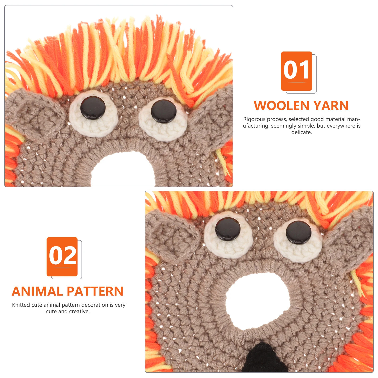 

Photo Lens Decorative Ring Baby Animal Animals Yarn Camera Hugger Photography Props