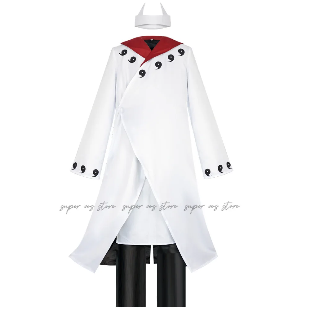 Uchiha Madara Anime Cosplay Costume White Outfits Man Halloween Cosplay Uchiha Madara Clothing customized