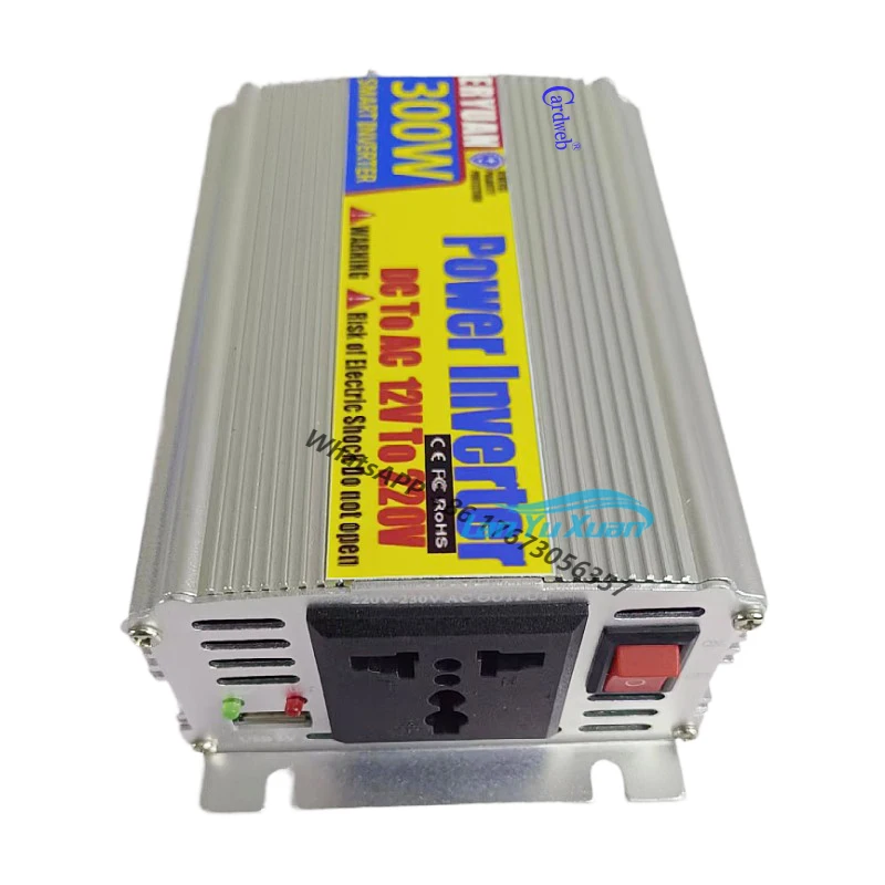 

10 Pcs Factory Direct Sale 200w 300w 500w 1000w Power Inverter 12vdc To 110vac 220vac Modified Sine Wave 50/60hz Solar