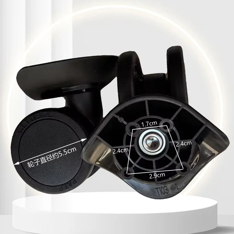 

For SJTOBOL T103 Suitcase Replacement Wheels: Heavy-Duty 360° Swivel Wheels Quiet and Smooth Universal Fit Easy to Install