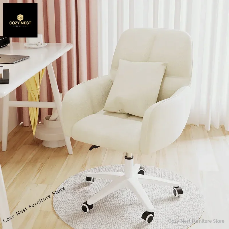 

Chair girl bedroom home makeup comfortable lifting e-sports swivel learning sedentary desk office computer