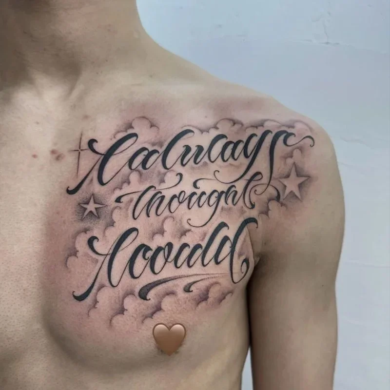 

Pentagram Herbal Juice Temporary Tattoos Durable Inspirational Text Waterproof Fake Tattoo Tatoo Body Stickers Last for 15 Days