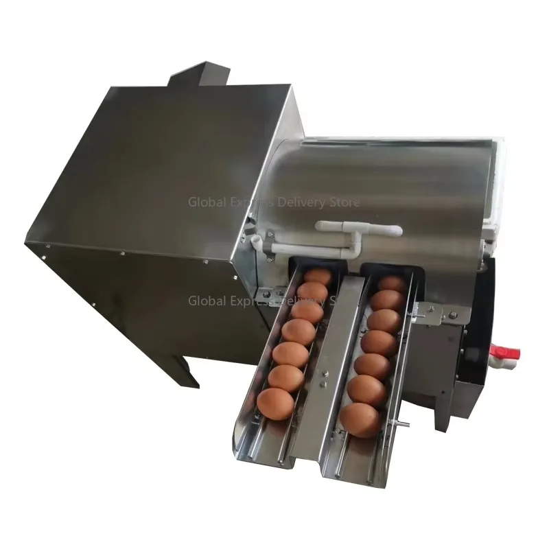

Electric Egg Washing Machine Chicken Duck Goose Egg Washer Egg Cleaner Wash Machine 2400 Pcs/h Farm Equipment